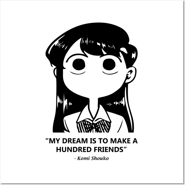 komi san Wall Art by Madelyn_Frere